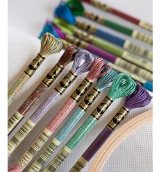 Fils à broder métallique