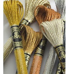 Fils à broder métallique