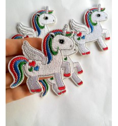 Ecusson licorne volante