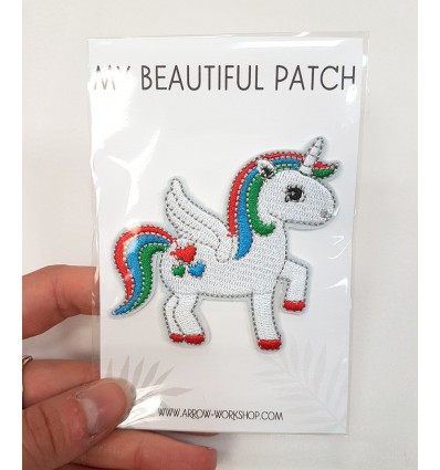 Ecusson licorne volante