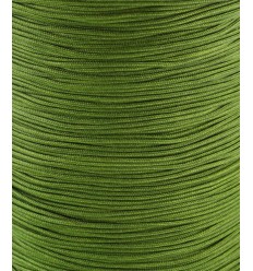 Fil de jade/nylon tressé - vert foncé