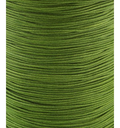 Fil de jade/nylon tressé - vert foncé
