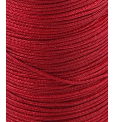 Fil de jade/nylon tressé - bordeaux