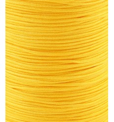 Fil de jade/nylon tressé - bouton d'or