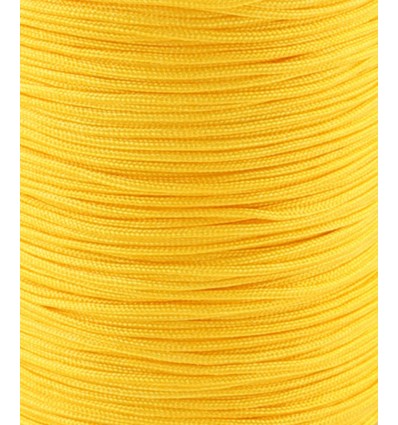 Fil de jade/nylon tressé - bouton d'or
