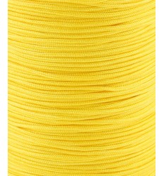 Fil de jade/nylon tressé - jaune 