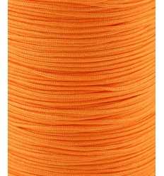 Fil de jade/nylon tressé - orange 