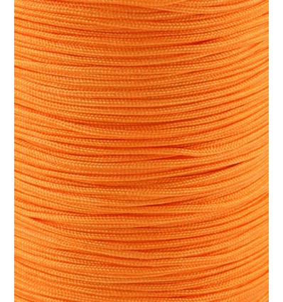 Fil de jade/nylon tressé - orange 