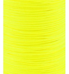 Fil de jade/nylon tressé - jaune fluo