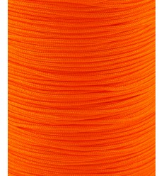 Fil de jade/nylon tressé - orange fluo