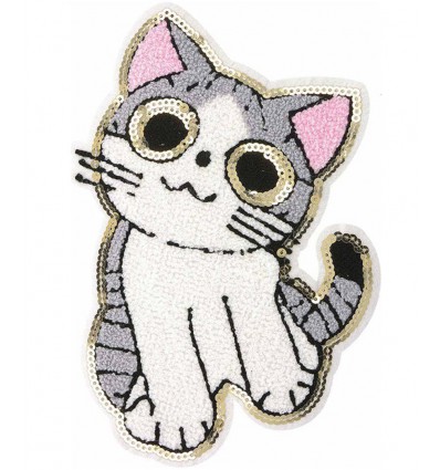 Ecusson paillette et mailles