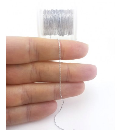 Chaine maillons pour miyuki - argenté