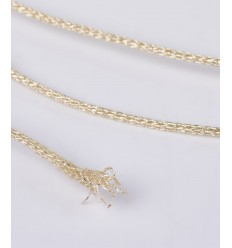 Fil de jade lurex doré