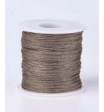 Fil de jade lurex bronze