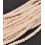 Chapelet de 140 perles de verre - vieux rose
