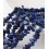Chapelet pierre chips - lapis lazuli