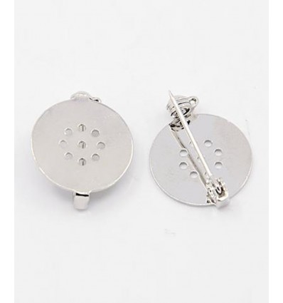 Support ronde pour broche