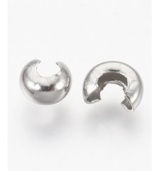 Perles cache noeuds Inoxydable (10pcs)