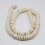 Chapelet perles rondelles Heishi 6mm Howlite