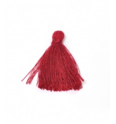 Pompon de coton 3cm - framboise