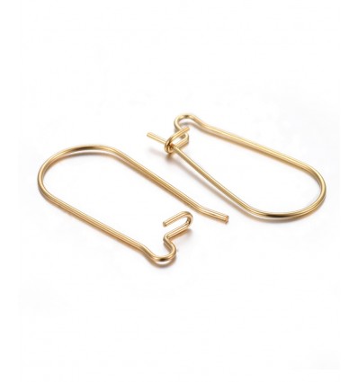 Dormeuses acier inoxydable (1paire)