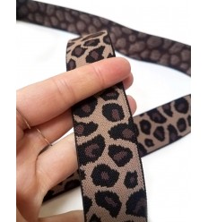 Elastique léopard 30 mm
