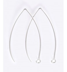 Hameçons long acier inoxydable (1paire)