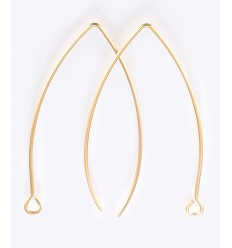 Hameçons long acier inoxydable (1paire)