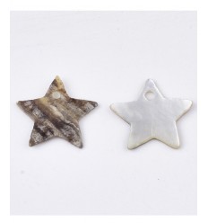 Pendentif nacre étoile