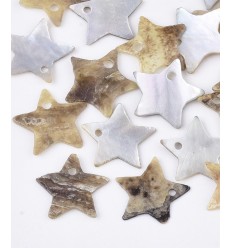 Pendentif nacre étoile