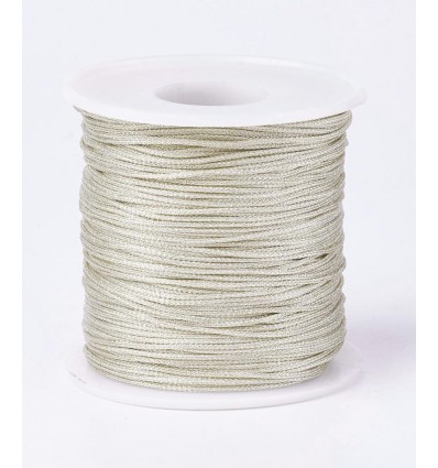Fil de jade lurex argenté