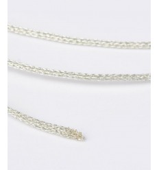 Fil de jade lurex argenté