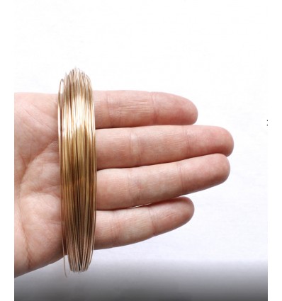 Fil dur 0,8mm Gold Filled