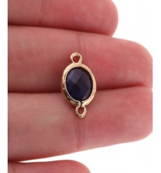 Connecteur oval en verre