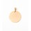 Pendentif pastille inoxydable