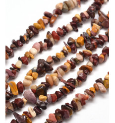 Chapelet pierre chips - Mookaite