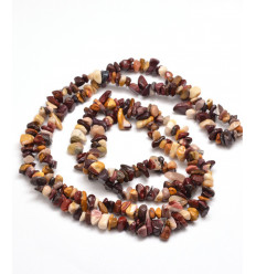 Chapelet pierre chips - Mookaite