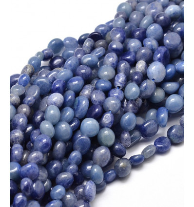 Perles semi-précieuses Dumortierite (10pcs)