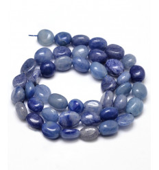 Perles semi-précieuses Dumortierite (10pcs)