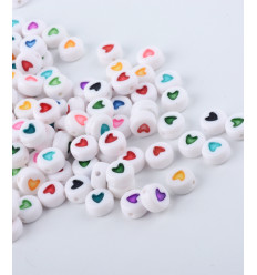 Perle alphabet coeur