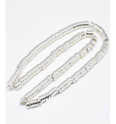 Chapelet hématite synthétique - 6mm