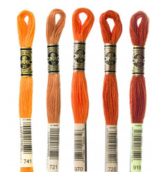 Fils à broder mouliné