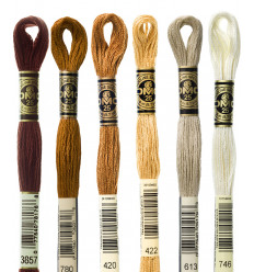 Fils à broder mouliné