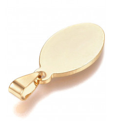 pendentif vierge inoxydable
