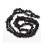 Chapelet pierre chips - obsidienne