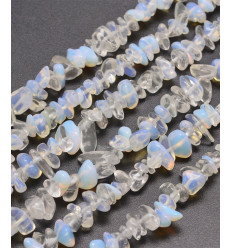 Chapelet pierre chips - opalite