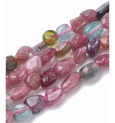 Perles semi-précieuses tourmaline (10pcs)