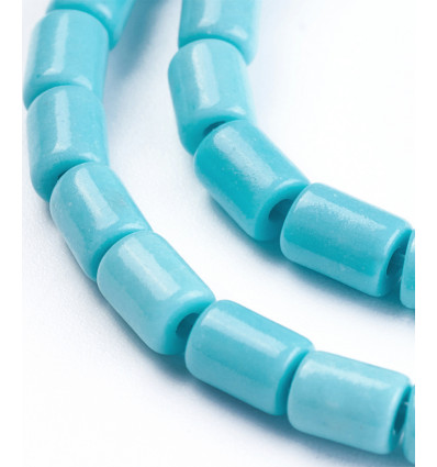 Chapelet Heishi en coquillage martelé épaisse 6mm