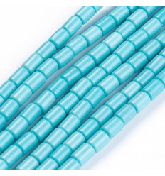 Chapelet Heishi en coquillage martelé épaisse 6mm