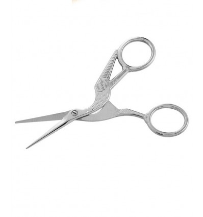 Ciseaux à broder cigogne